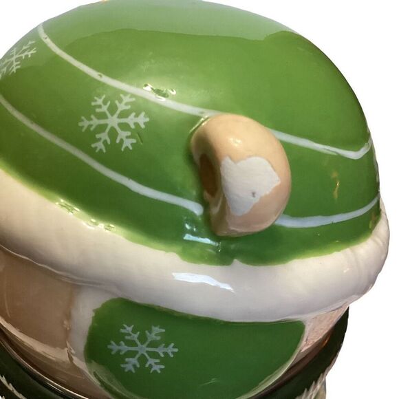 Vintage Conagra Brands Swiss Miss Hot Cocoa Ceramic Bear Christmas Canister - Picture 4 of 9